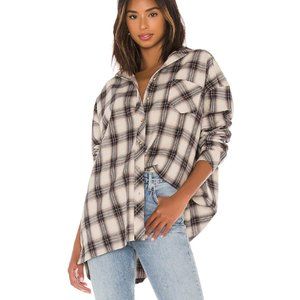 Lovers and Friends Women's Gela Plaid Button Down Oversized Shirt - S